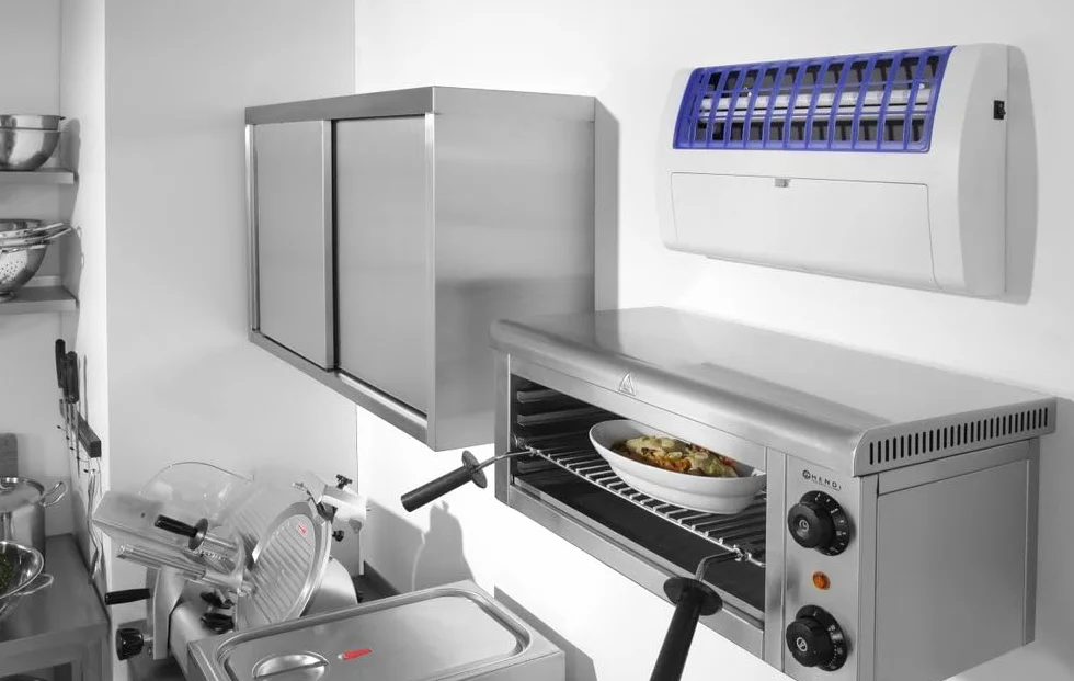HENDI Matamoscas con placa adhesiva (120m²) - 230V / 36W - 475x80x(H)283 mm