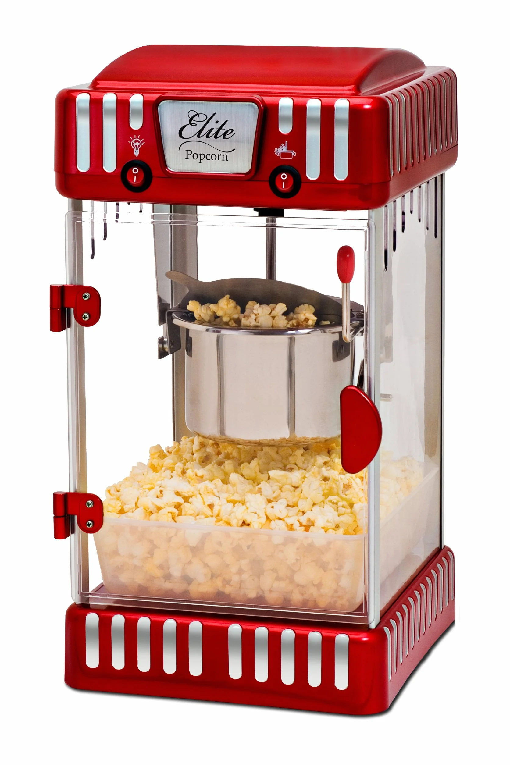 Elite Gourmet EPM-250 Classic Carnival Máquina de palomitas de maíz de sobremesa 74 ml rojo
