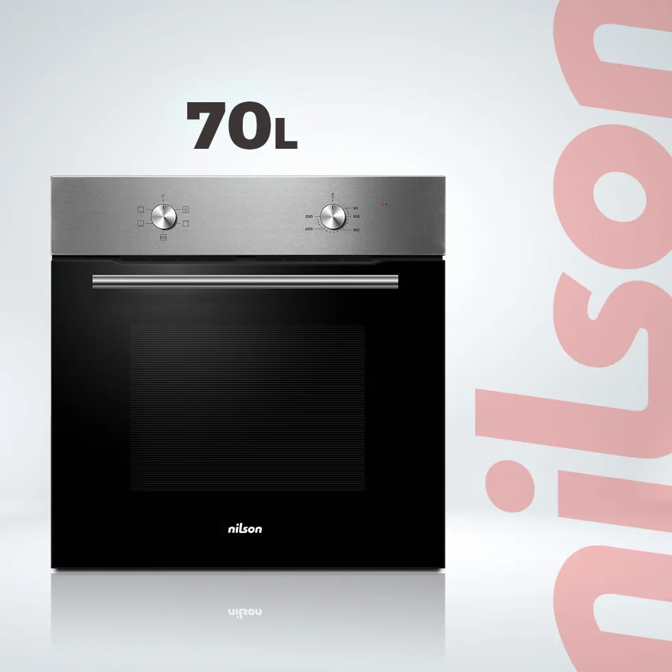 Nilson Horno Multifunción 70L 2100W 4 Programas Inox NH4700EX Clase A
