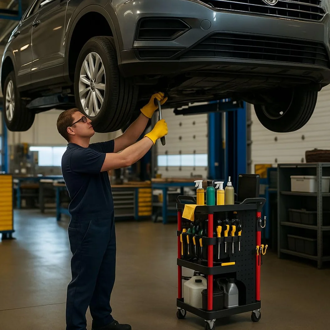 Carro de Taller móvil con 4 Ruedas