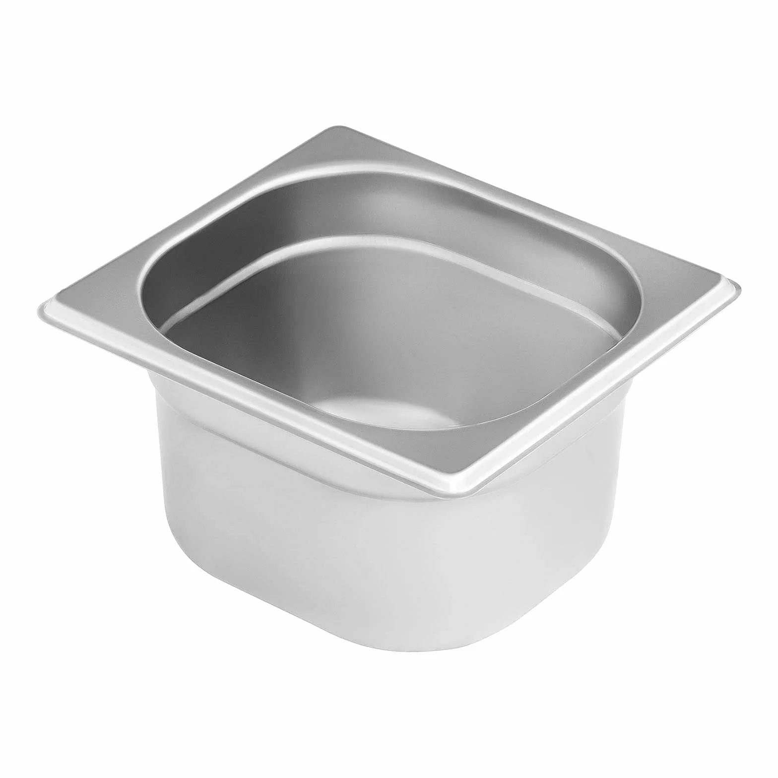Royal Catering Soporte Para Cubetas RCPN 5 (Acero inoxidable, Componentes extraíbles aptos para lavavajillas, Incluye 5 envases GN 1/6, Con 5 tapaderas)