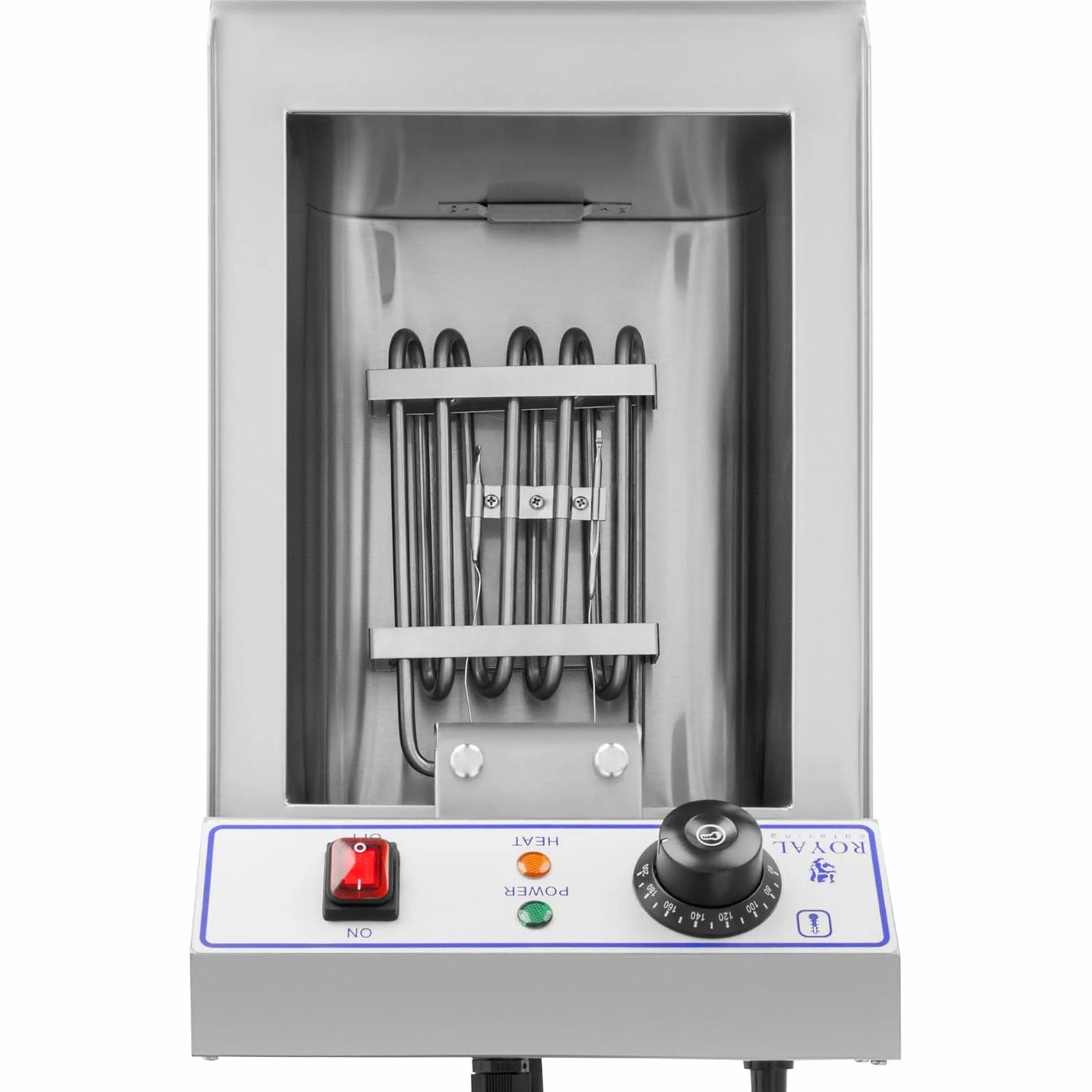 Royal Catering Freidora Eléctrica 1 x 10 Litros RCEF-10EH (3200 Watt, Grifo De Vaciado, Ajuste Automático De Temperatura)