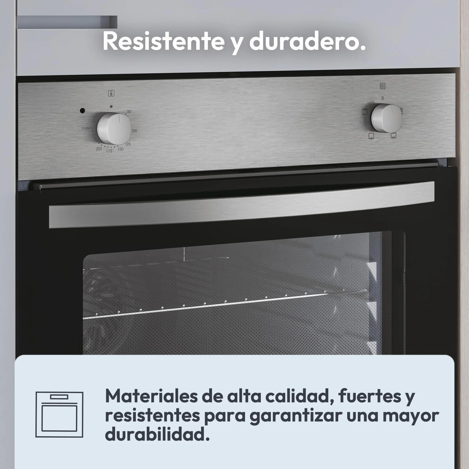 Candy Idea FIDCP X200 Horno Estático 70L 2400W Limpieza Aquactiva Puerta Doble Cristal Inox Negro