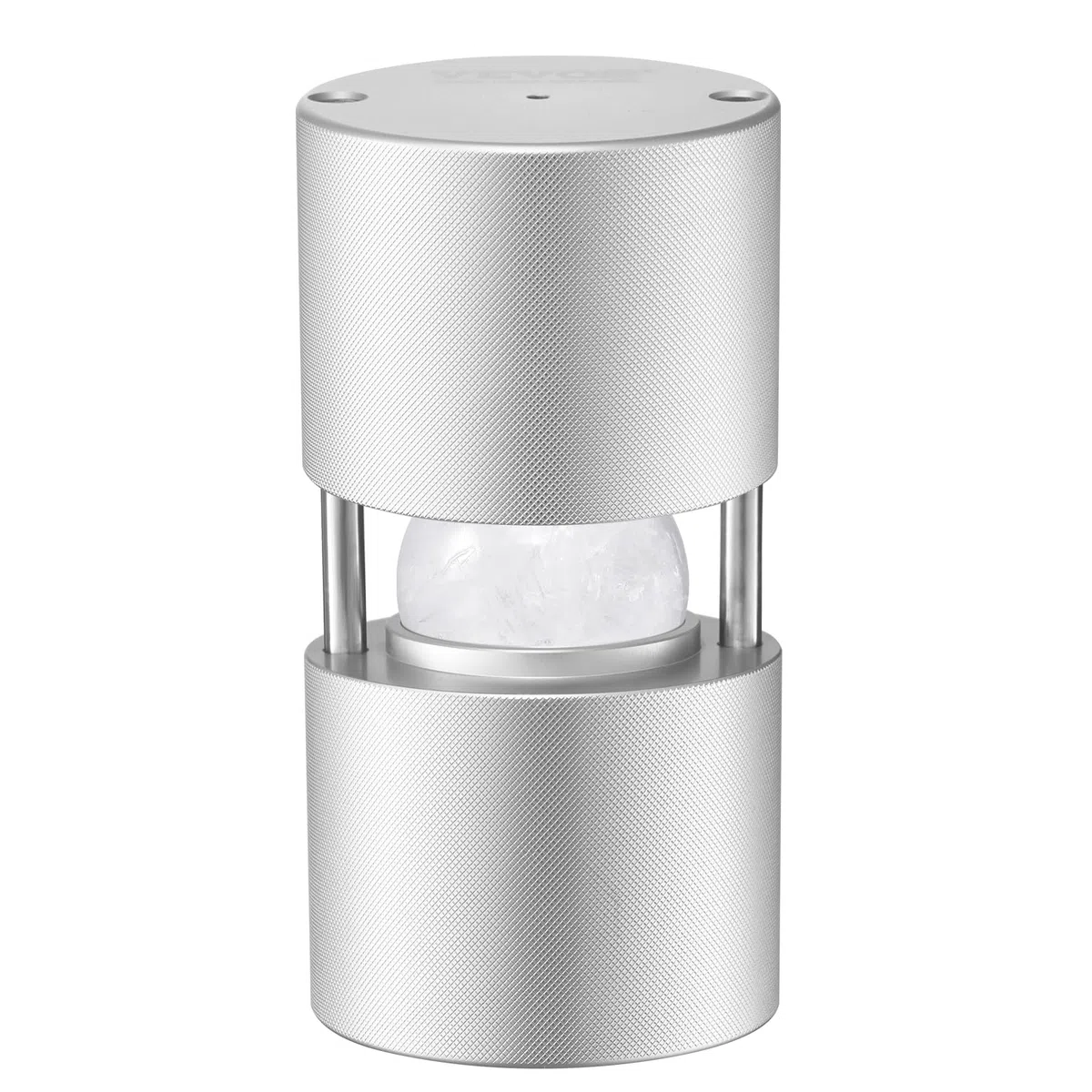 VEVOR Kit de Prensa para Bolas de Hielo Molde de Aluminio de Aviación para Cubitos de Hielo Máquina para Hacer Bolas de Hielo Redondas de 53 mm para Whisky, Cócteles en Fiestas, Días Festivos