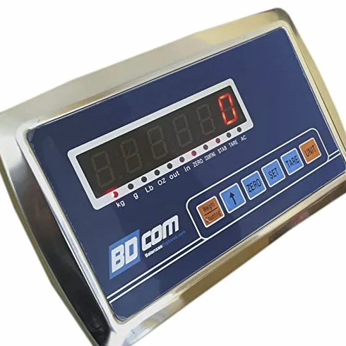 BDCOM AR-300K Báscula Industrial - 300 Kg, Plato 50x40 cm, Precisión 20g, Ideal para Almacén y Logística