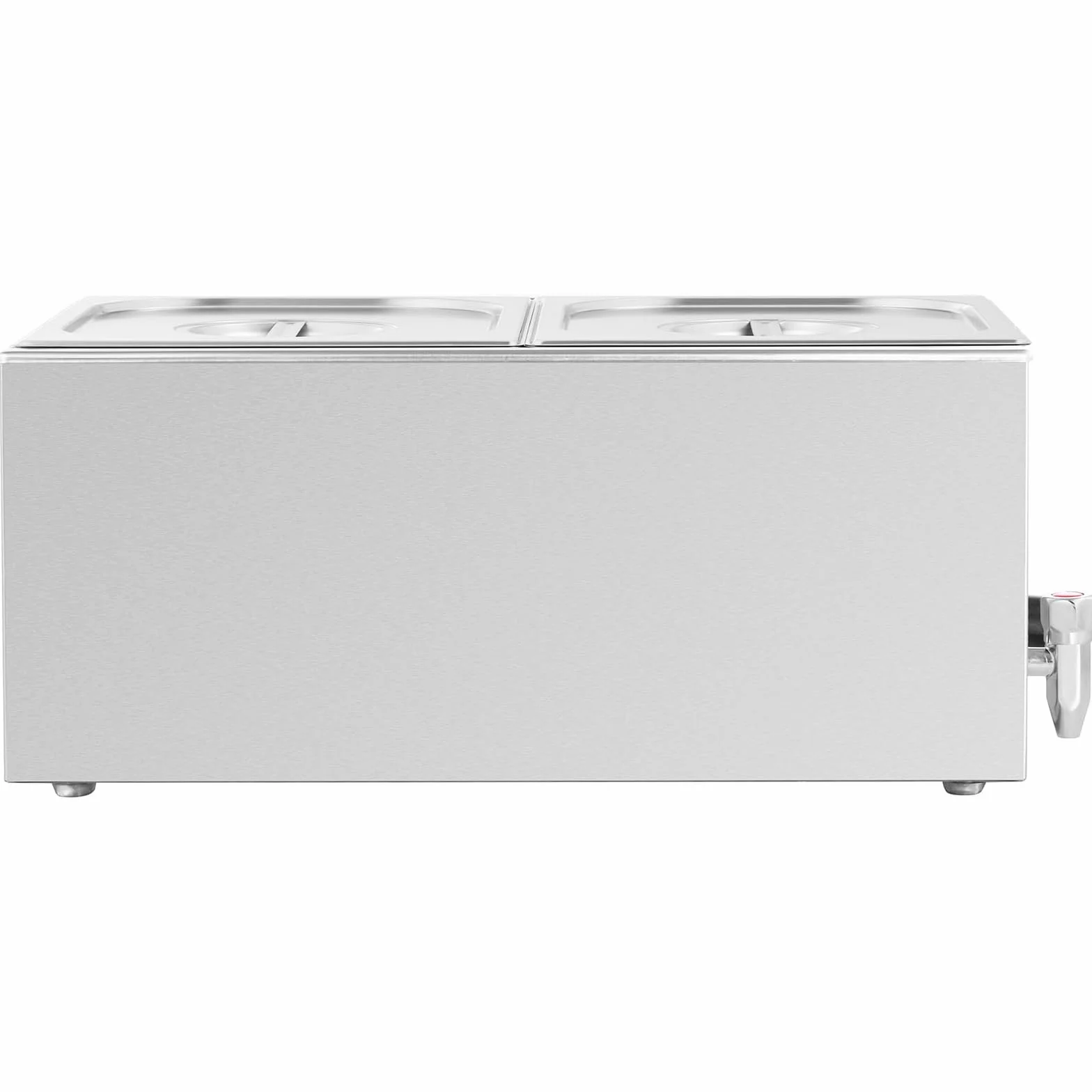 Royal Catering Baño María Profesional RCBM_GN1/2 600 W 2 GN Contenedores 2 x 8,9 L