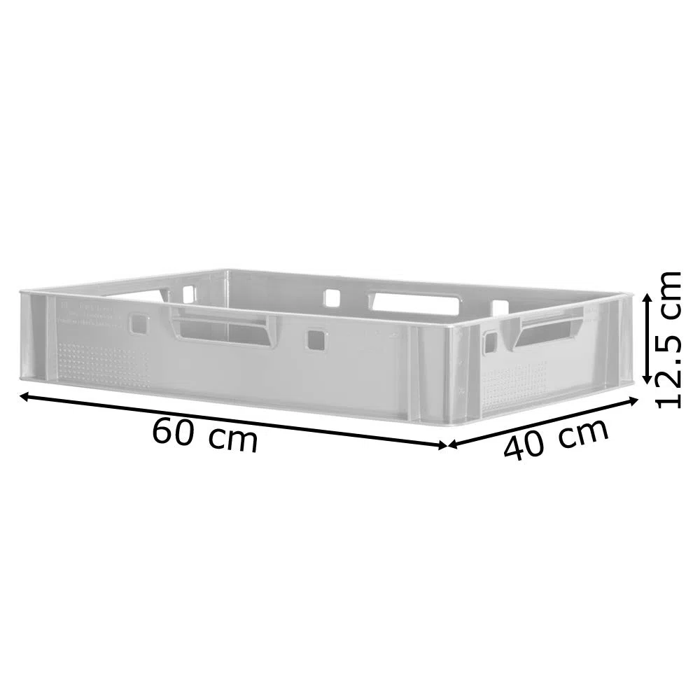 Euro Apilamiento de Plástico Caja Industrial Euro Caja Almacenamiento Eurobox E1 Kingpower, Número:8