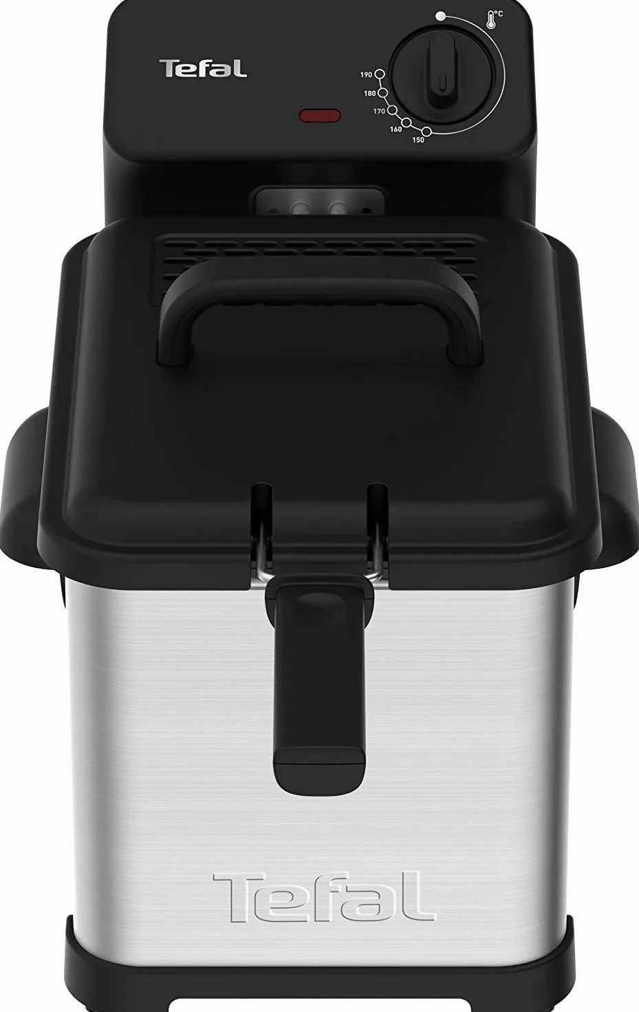 Tefal Family Pro Access FR5030 - Freidora semiprofesional de 4,0 L, 3000 W, depósito de aceite extraíble, tecnología de zonas de refrigeración, fácil limpieza, patatas fritas crujientes, acero