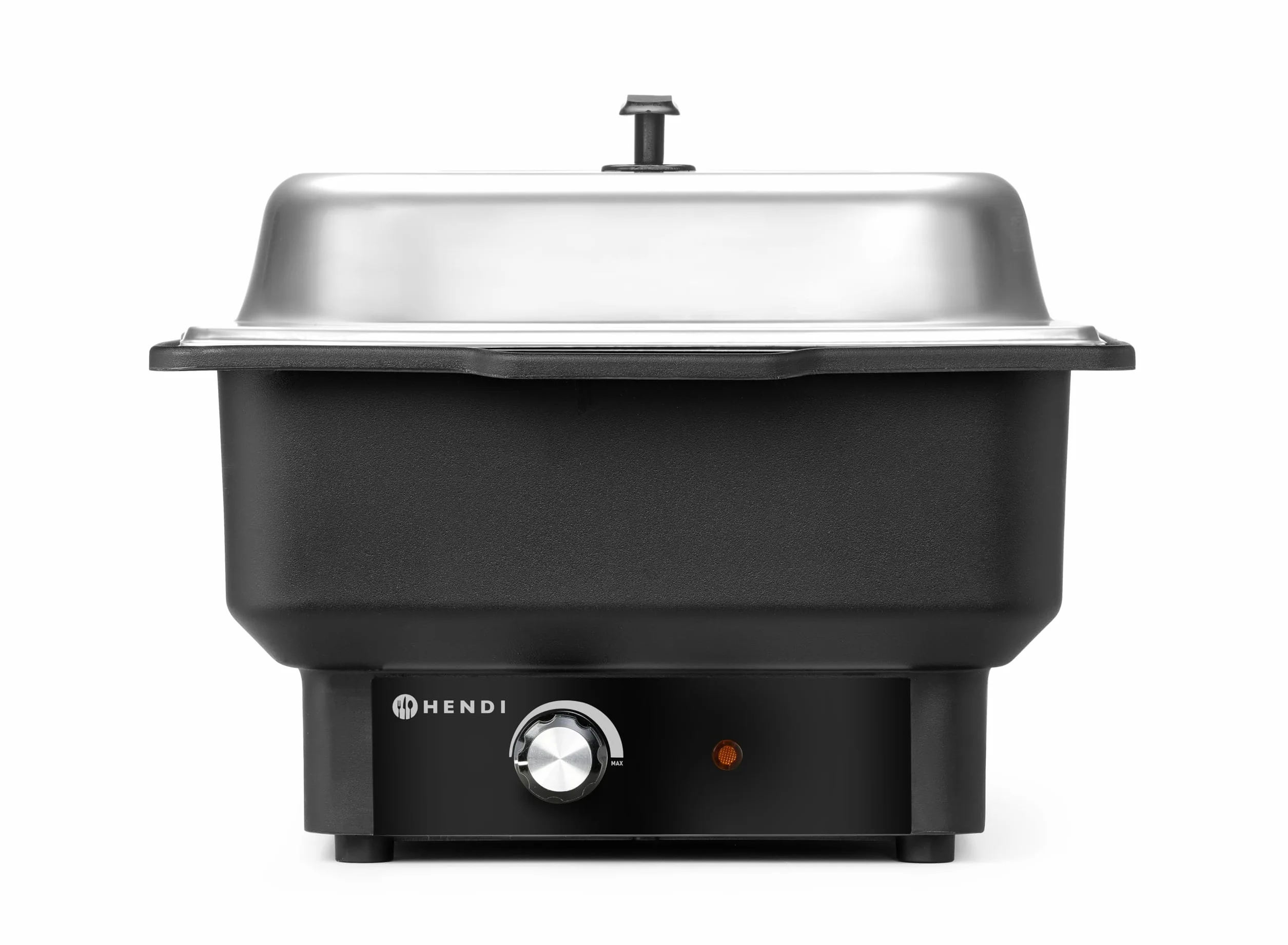 HENDI Calentador Eléctrico de Alimentos Buffet Chafing Dish GN 1/1 9L 30-85°C 230V 900W Acero Inoxidable