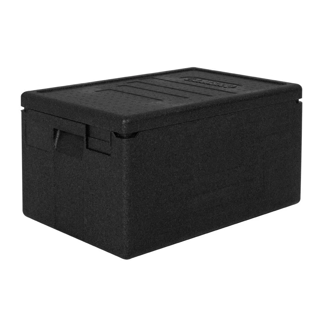 Cambro DW576 Económico aislado superior bandeja de alimentos portador, negro, capacidad de 46 L, altura de 316 mm, ancho de 400 mm, longitud de 600 mm