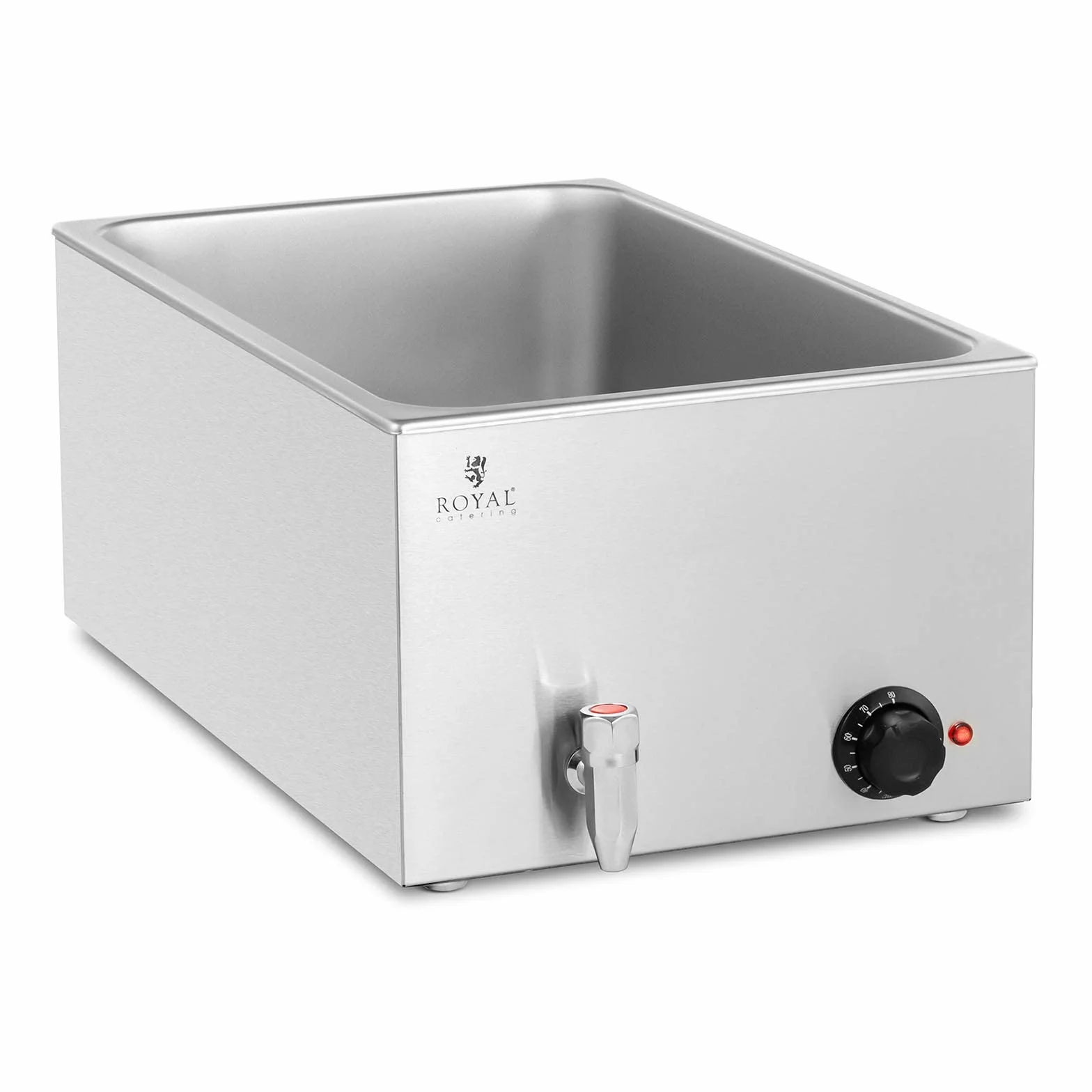 Royal Catering Baño María Profesional RCBM GN1/1 600 W GN 1/1 150 mm