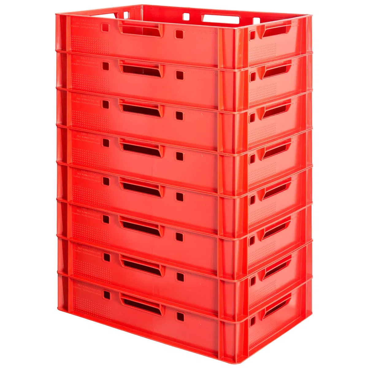 Euro Apilamiento de Plástico Caja Industrial Euro Caja Almacenamiento Eurobox E1 Kingpower, Número:8