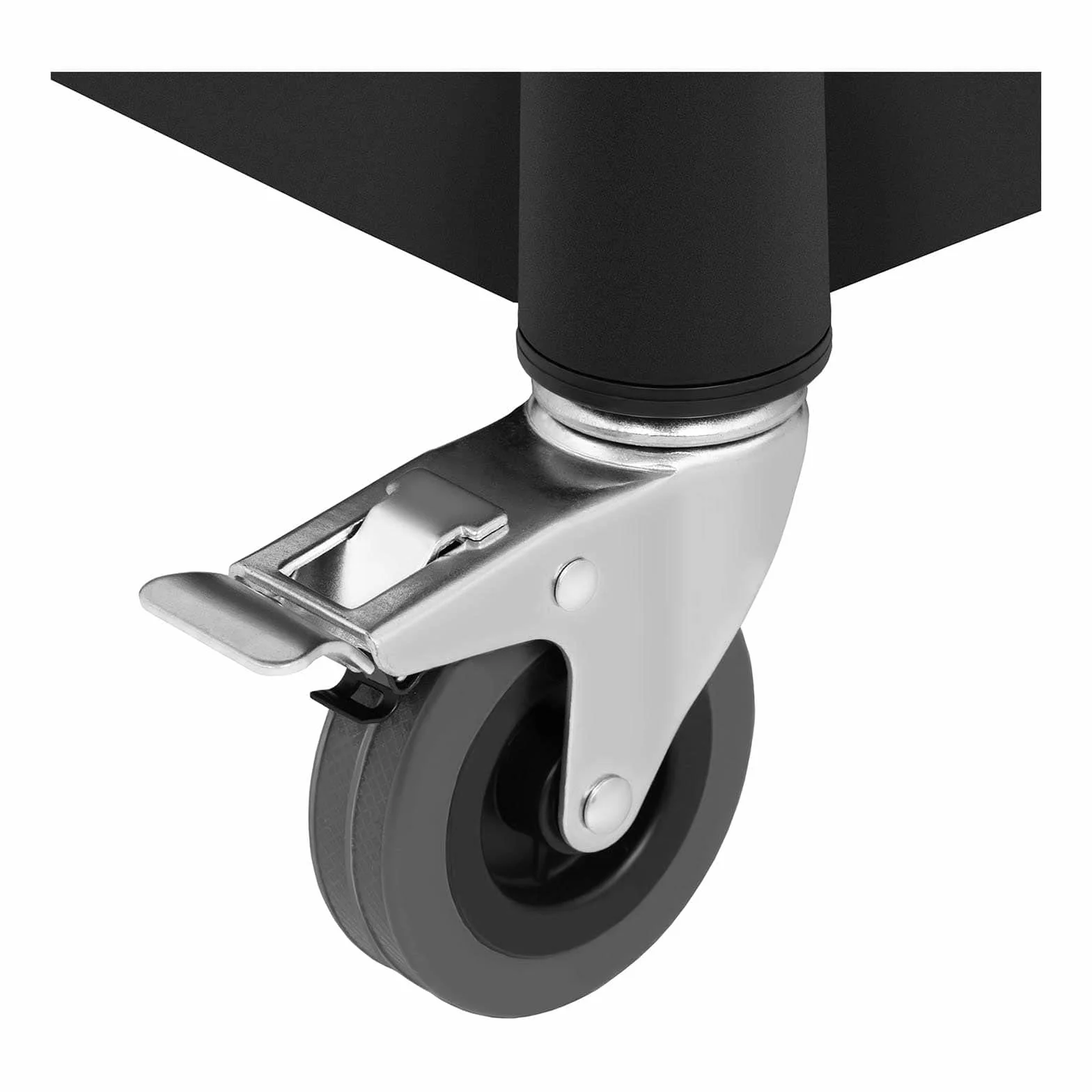 Royal Catering Carro De Servicio Carrito para Hostelería RC-PSTB3800 (3 estantes de 63 x 40 cm, Capacidad de Carga: 90 kg, Color Negro)