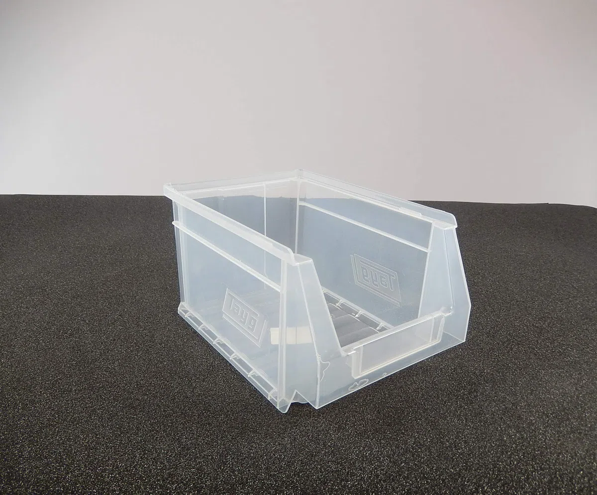 Gaveta Apilable Transparente 15 Unidades 130x160x236 mm Apto Alimentario Registro Sanitario 3904321/V